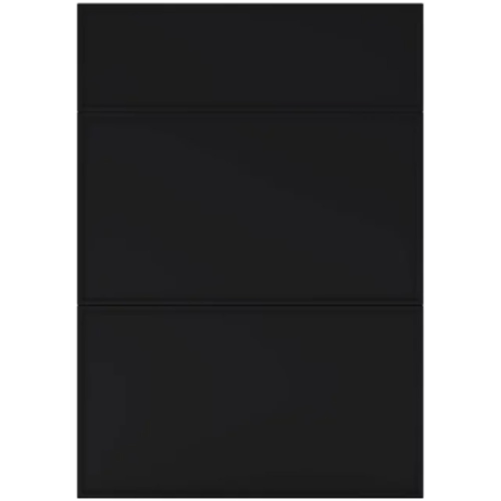Front usa GOODHOME Pasilla, MDF, 50 x 72 cm, negru mat