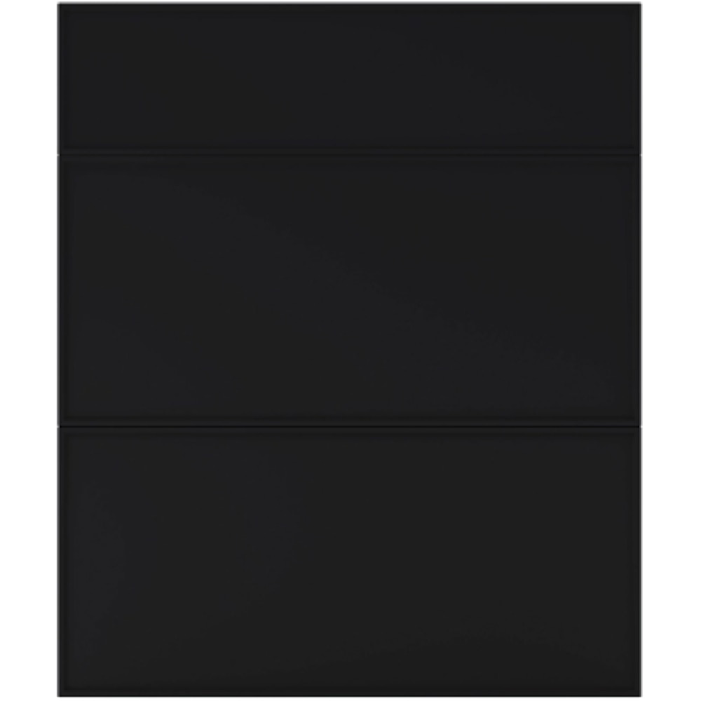 Front usa GOODHOME Pasilla, MDF, 60 x 72 cm, negru mat