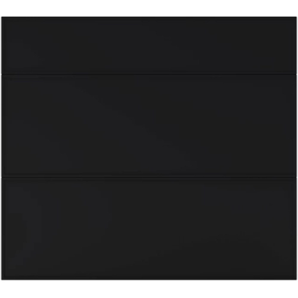 Front usa GOODHOME Pasilla, MDF, 80 x 72 cm, negru mat