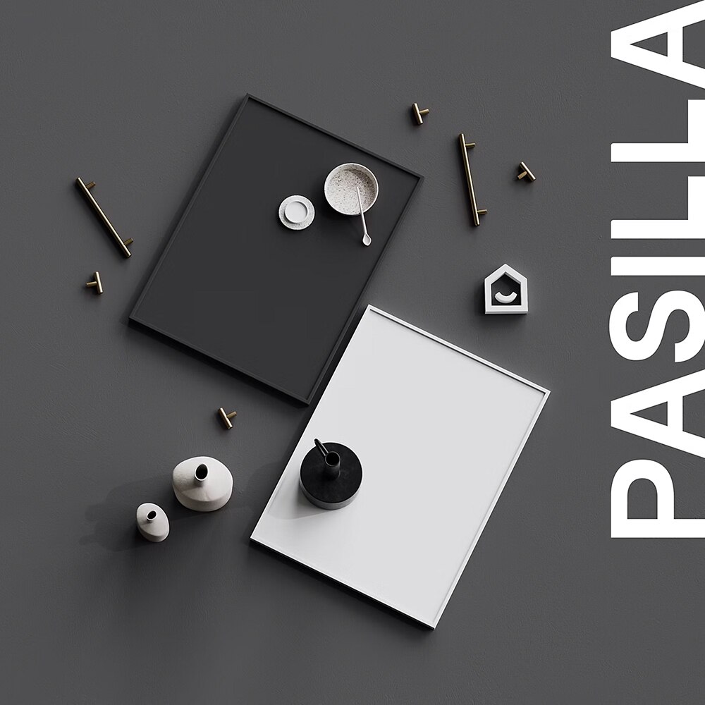 Front usa GOODHOME Pasilla, MDF, 30 x 72 x 2 cm, negru mat
