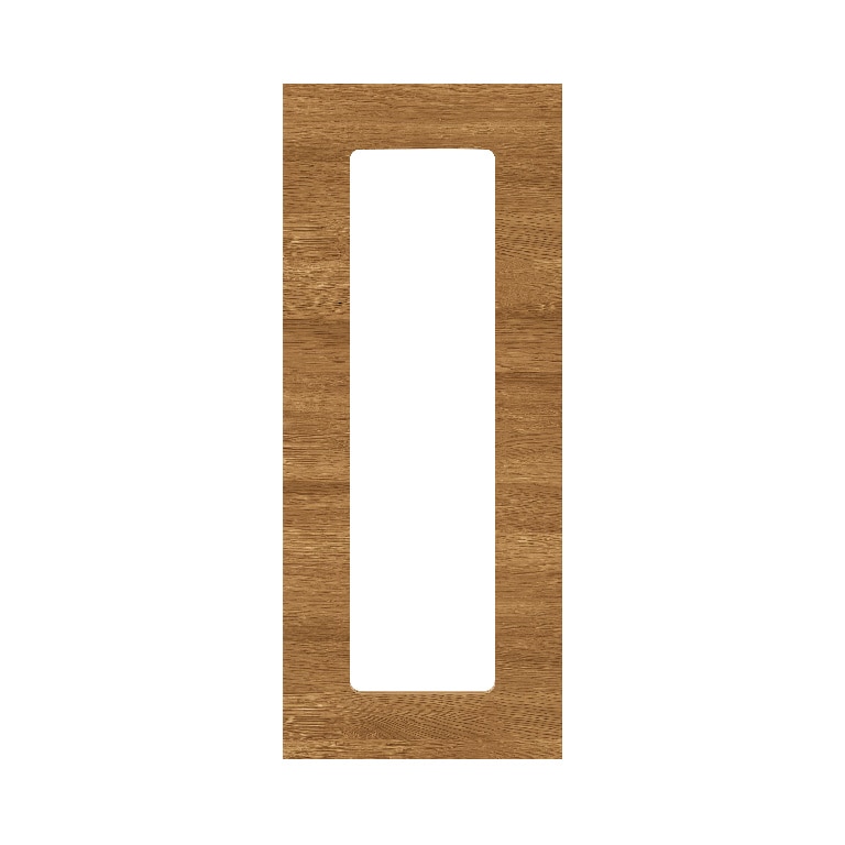 Front usa sticla si lemn, 30 cm • Chia