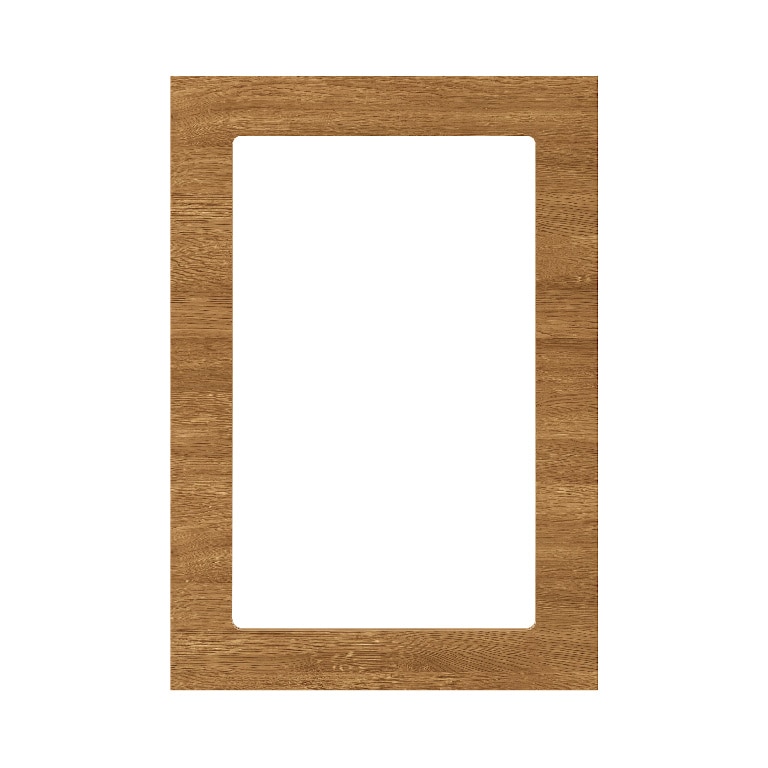 Front usa sticla si lemn, 50 cm • Chia