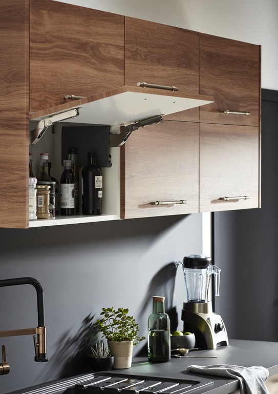 Front usa cu 2 sertare, 60 cm, maro, finisaj lemn  GoodHome Chia