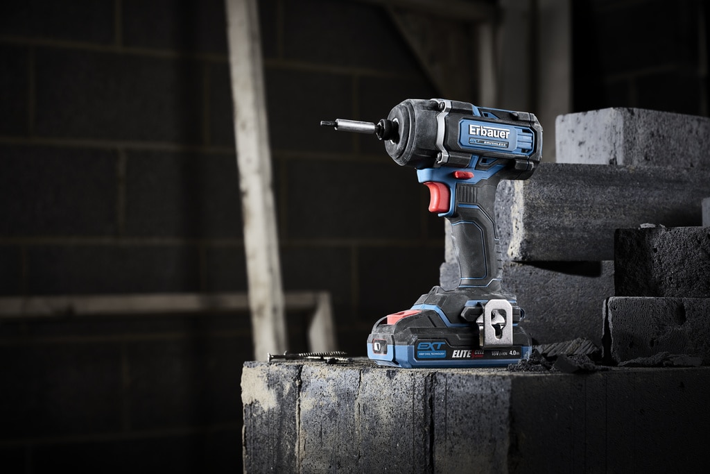 Masina de gaurit si insurubat cu impact Erbauer, 18 V, 170 Nm, fara acumulator