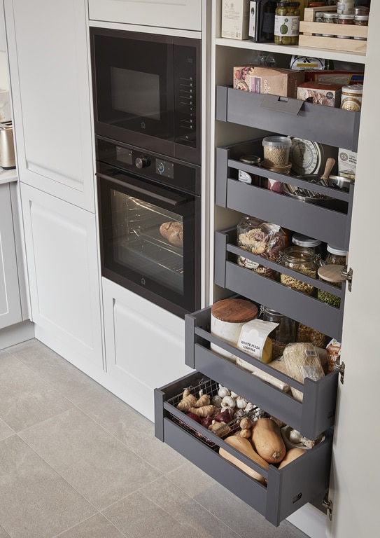 Front sertar intern, 60 cm, antracit, mat  GoodHome Soto