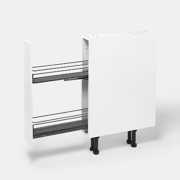 Corp Jolly retractabil, alb, (l) 10.7 x (a) 48.6 x (h) 53 cm GoodHome Pebre