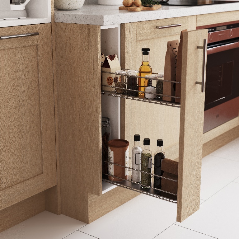 Corp Jolly retractabil, alb, (l) 10.7 x (a) 48.6 x (h) 53 cm GoodHome Pebre