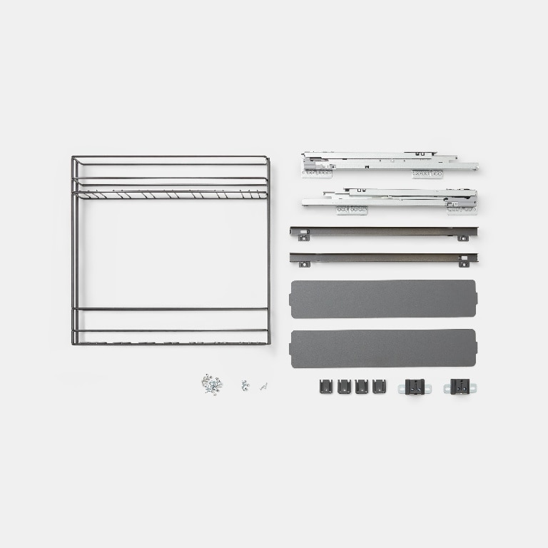 Corp Jolly retractabil, alb, (l) 10.7 x (a) 48.6 x (h) 53 cm GoodHome Pebre