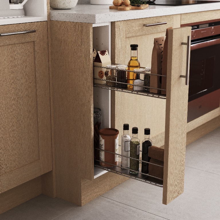 Corp Jolly retractabil, alb, (l) 10.7 x (a) 48.6 x (h) 53 cm GoodHome Pebre