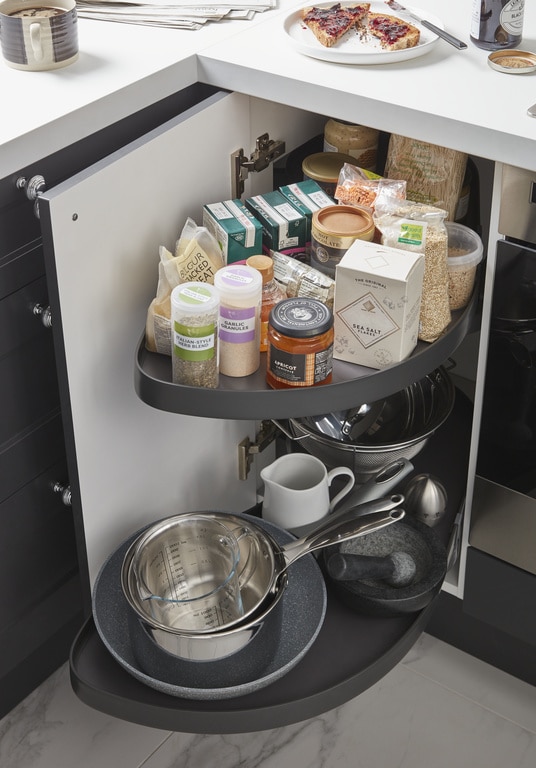 Corp 80 cm, colt dreapta  Jolly Pebre