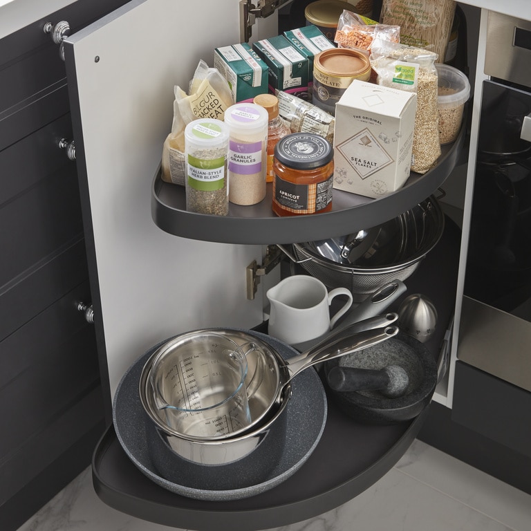 Corp 80 cm, colt dreapta  Jolly Pebre