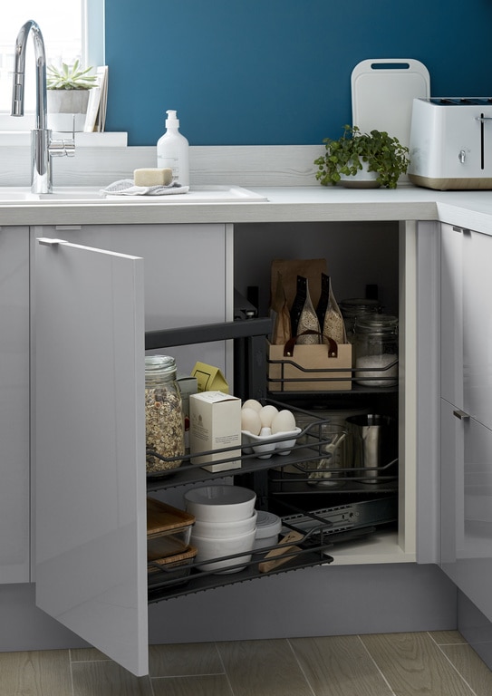 Corp 100 cm, colt stanga  Jolly Pebre