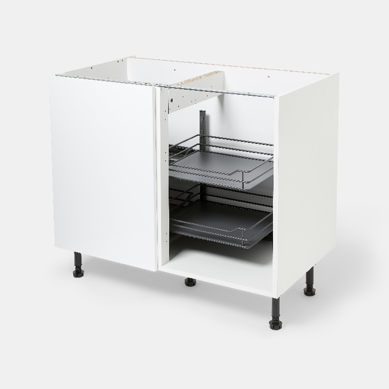 Corp 100 cm, colt stanga  Jolly Pebre