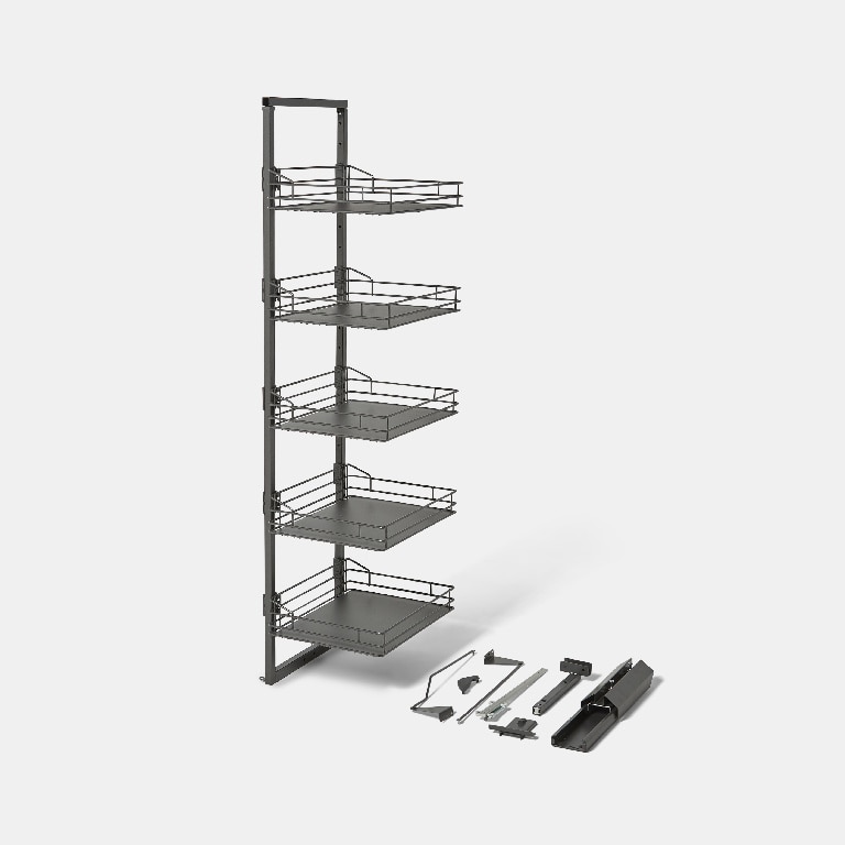 Corp cu rafturi, 185 cm  Jolly Pebre