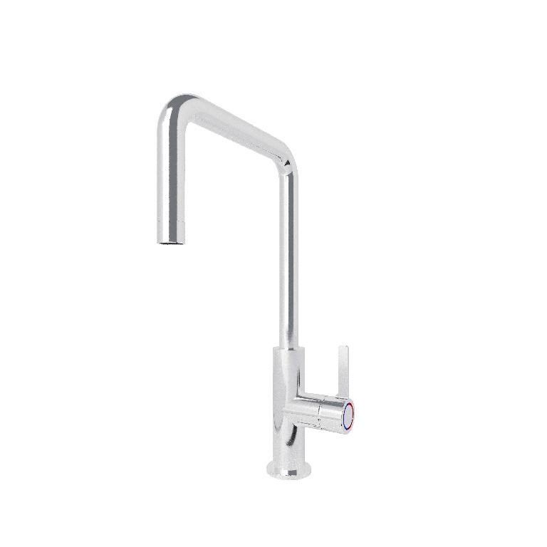 Baterie de bucatarie, monocomanda, finisaj lucios  GoodHome Kamut