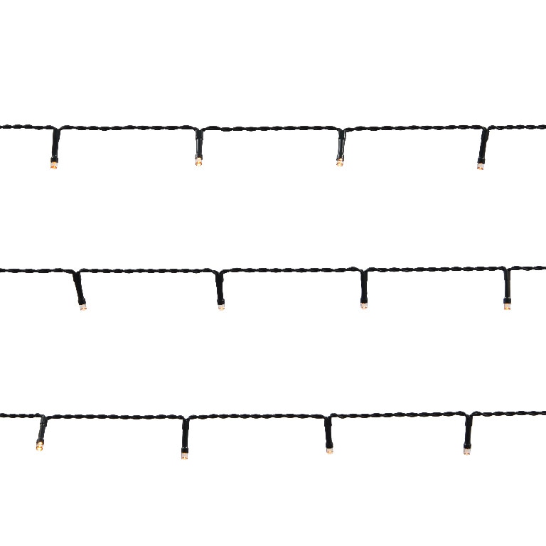 Instalatie Craciun 50 LED-uri, 5.2 m, pe baterie, lumina alb cald