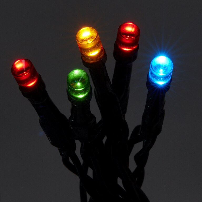 Instalatie brad LED, 240 leduri, 8 functii, iluminat multicolor