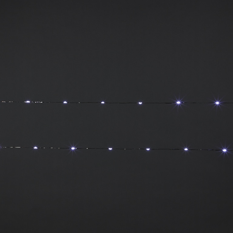 Instalatie brad LED UODI9018, 20 leduri, iluminat alb rece