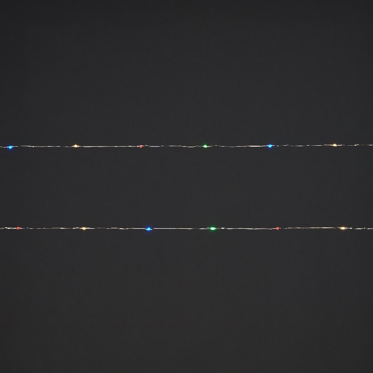 Instalatie Craciun 20 LED-uri, 1.8 m, IP20, pe baterie, lumina multicolora