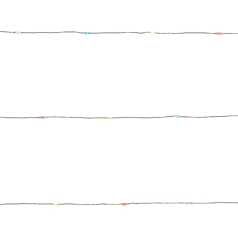 Instalatie Craciun 20 LED-uri, 1.8 m, IP20, pe baterie, lumina multicolora