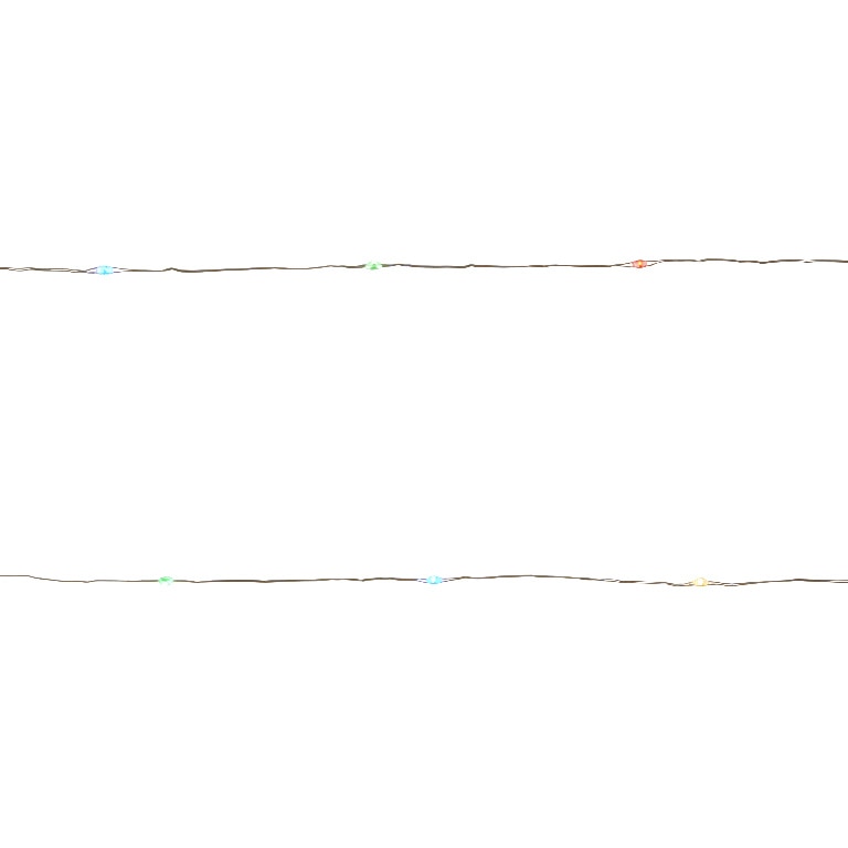 Instalatie Craciun 20 LED-uri, 1.8 m, IP20, pe baterie, lumina multicolora