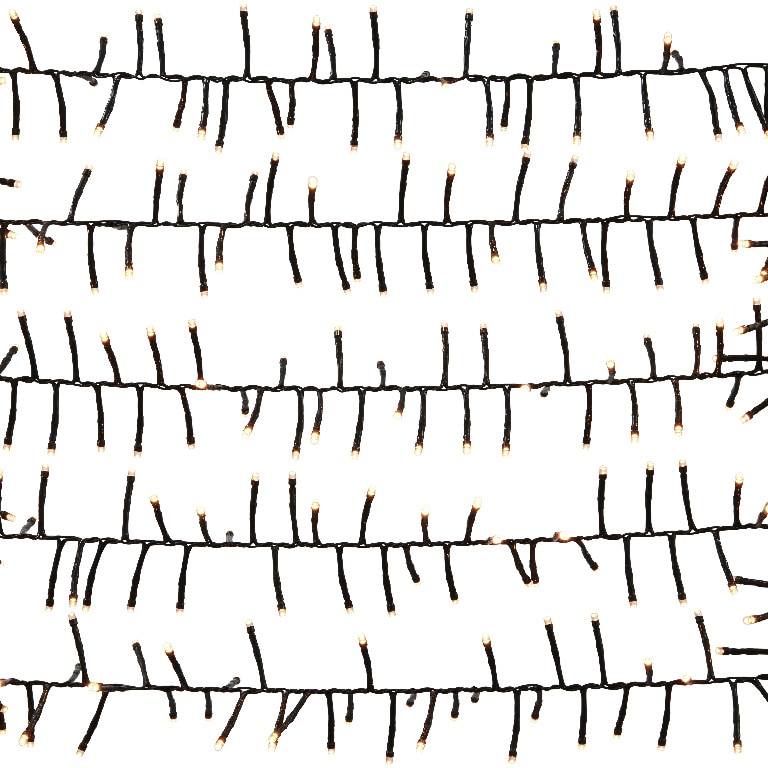 Instalatie brad LED UOML9120, 1000 leduri, 8 functii, iluminat alb cald