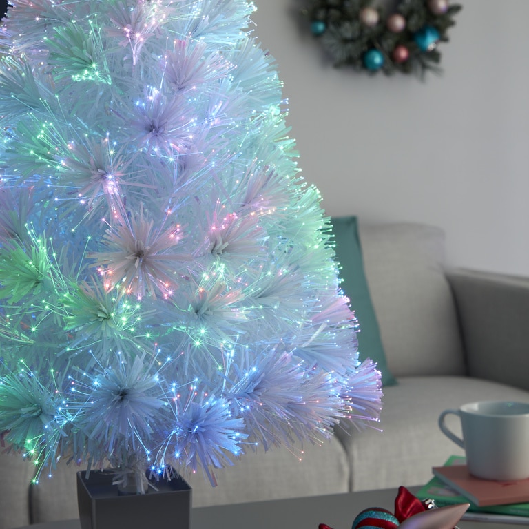 Brad artificial Oulanka, 81 cm, alb