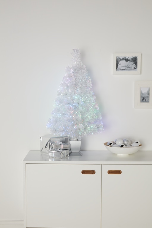 Brad artificial Oulanka, 81 cm, alb