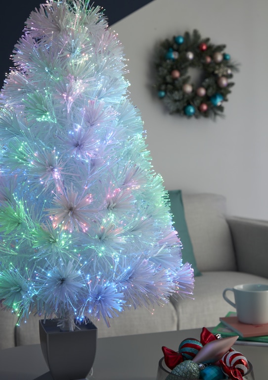 Brad artificial Oulanka, 81 cm, alb