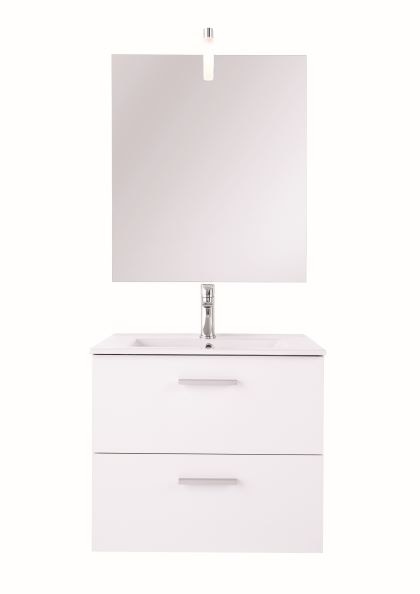 Oglinda baie GoodHome Slapton, dreptunghiulara, 60 x 70 cm, iluminare halogen