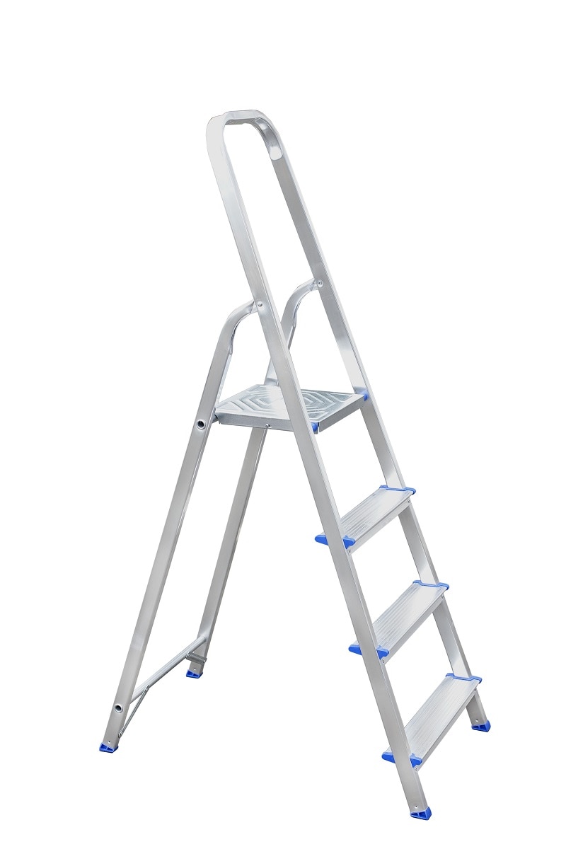 Scara de aluminiu, 1x4 trepte, max 150 kg