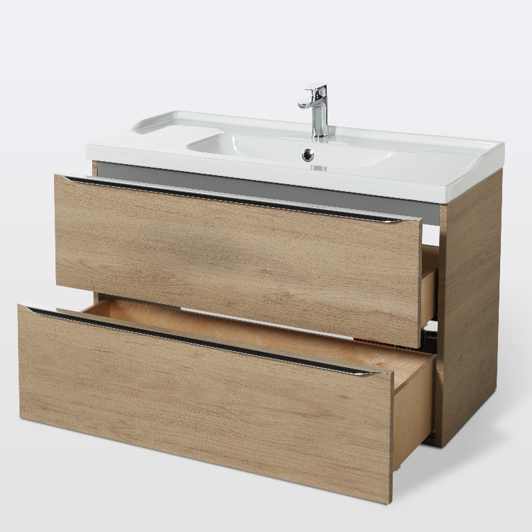 Baza dulap suspendat, model stejar, 100 x 60 x 45 cm - Imandra