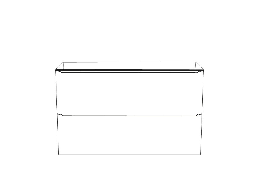 Baza dulap suspendat, model stejar, 100 x 60 x 45 cm - Imandra