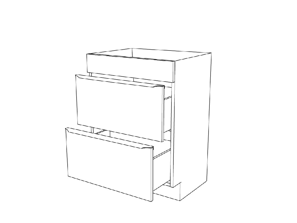 Masca lavoar GoodHome Imandra, 60 x 45 x 82 cm, stejar