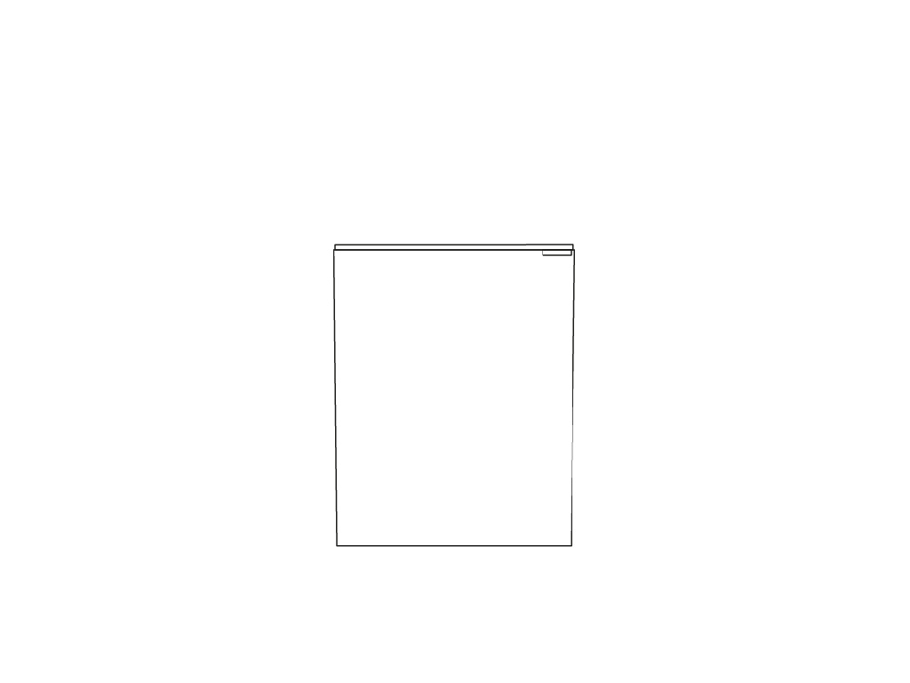 Baza dulap suspendat, maro, 44 x 55 x 23 cm  GoodHome Imandra