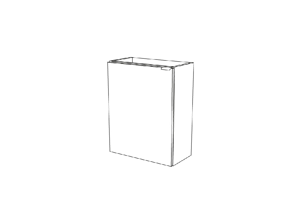 Baza dulap suspendat, maro, 44 x 55 x 23 cm  GoodHome Imandra