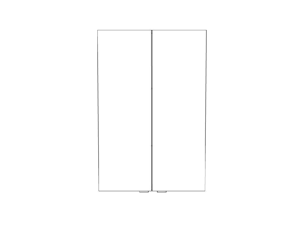 Dulap baie suspendat, maro, 90 x 60 x 15 cm  GoodHome Imandra