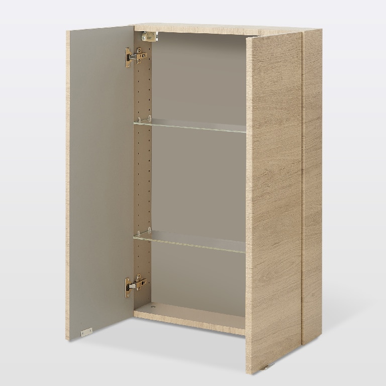 Dulap baie suspendat, maro, 90 x 60 x 15 cm  GoodHome Imandra