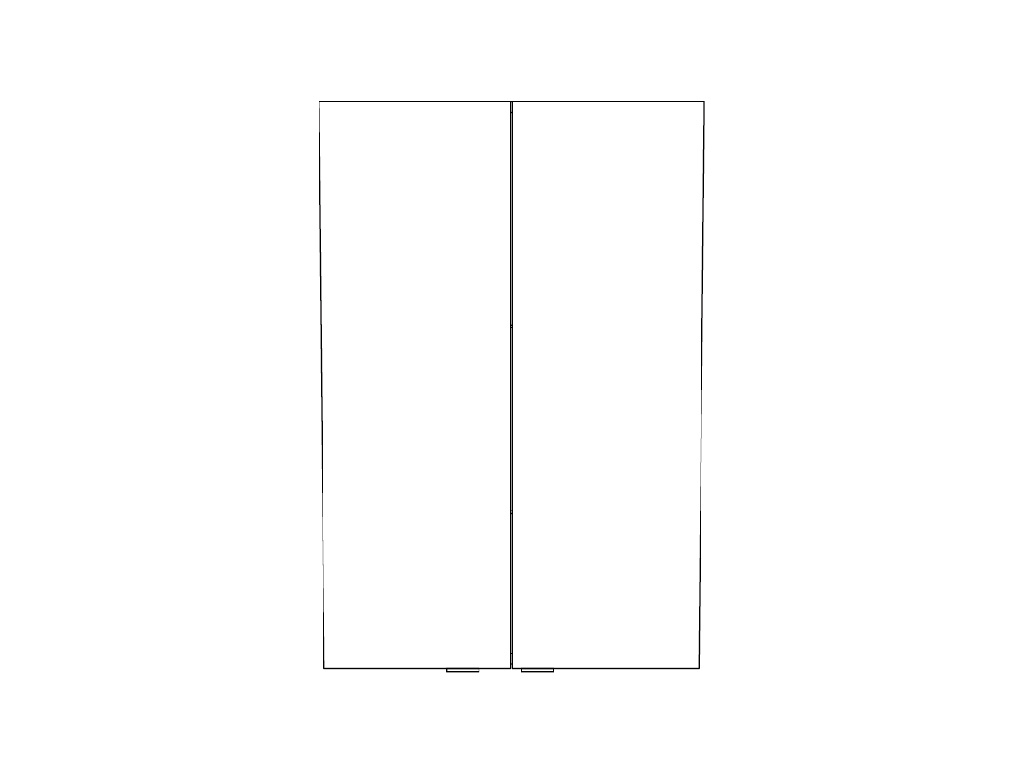 Dulap baie suspendat, maro, 90 x 60 x 36 cm  GoodHome Imandra