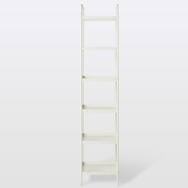Coloana baie GOODHOME Saranda, 6 rafturi, 40 x 36 x 190 cm, alb