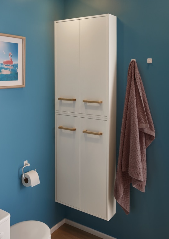 Dulap baie de perete, alb, 60 x 90 x 15 cm  Cooke & Lewis