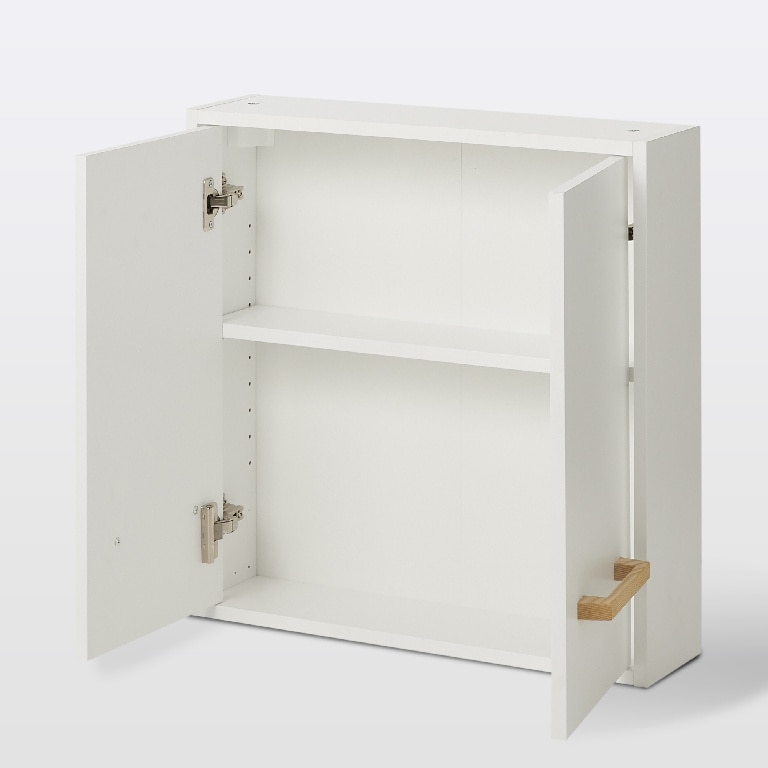 Dulap baie GoodHome Ladoga, suspendat, 60 x 15 x 60 cm, alb