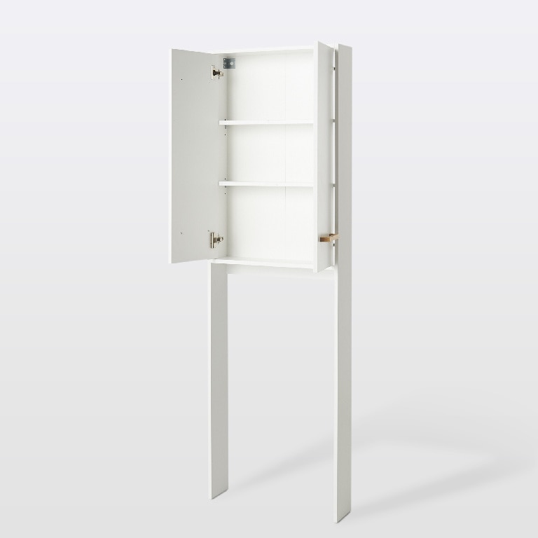 Dulap baie de perete, alb, 60 x 190 x 15 cm  Cooke & Lewis