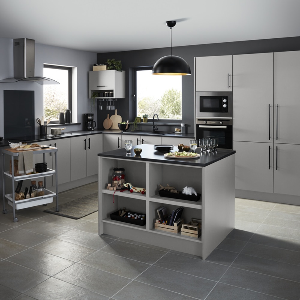 Front usa GOODHOME Balsamita, PAL, 60 x 62.6 x 1.6 cm, gri