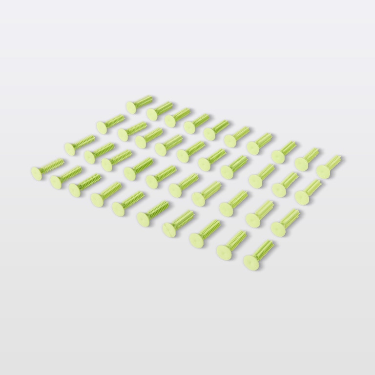 Cuie fixare plinta, PVC, alb, 27 x 5 x 5 mm  GoodHome