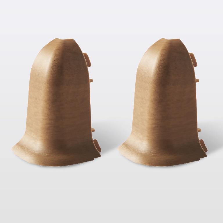 Coltar exterior plinta, PVC, fag, 44.8 x 27.4 mm  Decor