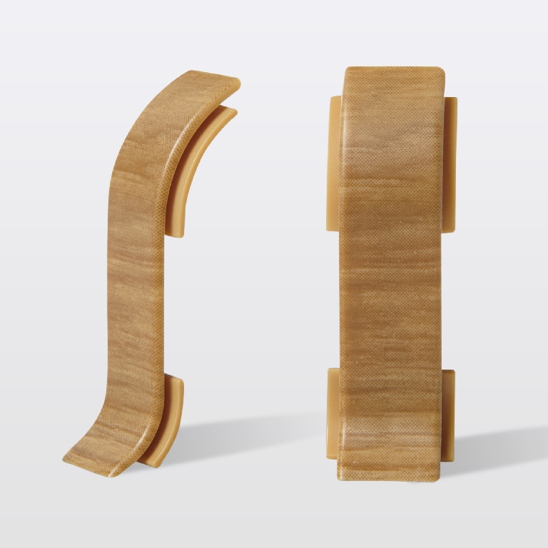 Accesorii imbinare plinta, PVC, stejar, 44 x 22.8 mm  Decor