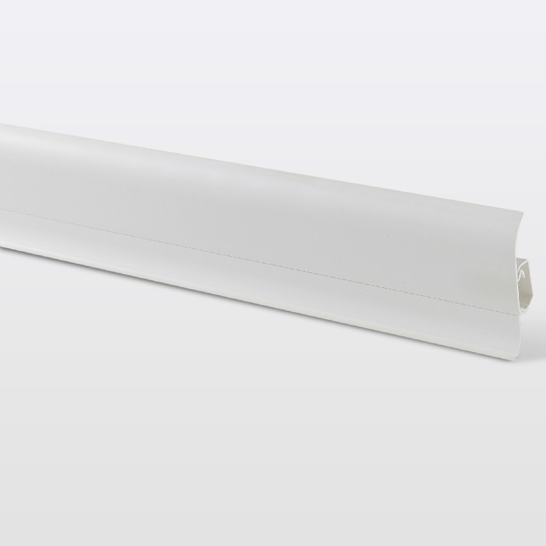 Plinta parchet, PVC, alb, 2200 x 59 x 23 mm  GoodHome