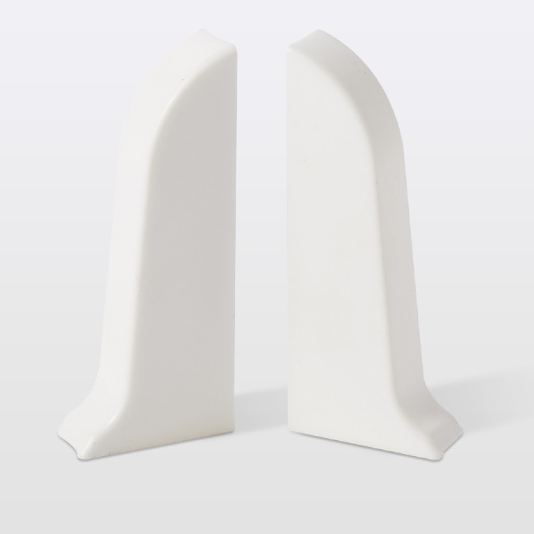 Accesorii imbinare plinta, PVC, alb, 5700 x 57 x 23.3 mm GoodHome