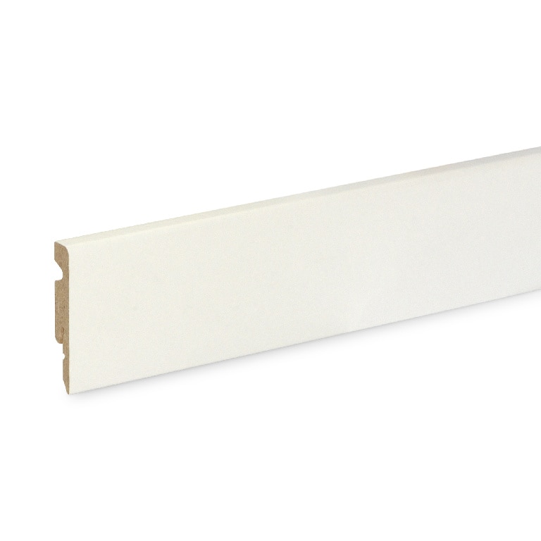 Plinta parchet, MDF, alb, 2200 x 60 x 11 mm GoodHome